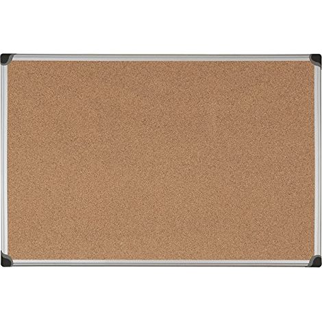 BACHECA IN SUGHERO CON TELAIO IN ALLUMINIO 60X90 3782 (1/2)