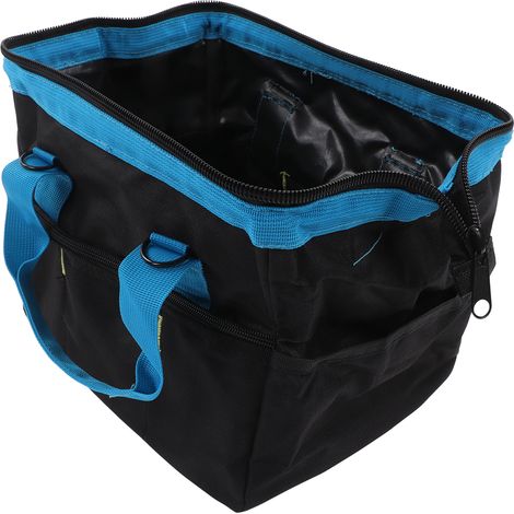 Sac à outils à large ouverture et grande capacité, en tissu Oxford imperméable, pour clé et tournevis, 28 cm (11 pouces). (1/5)