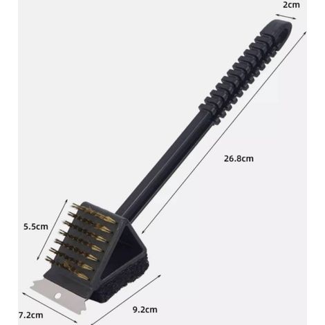 3-in-1 BBQ Cleaning Brush, BBQ Brush, Cleaning Brush, BBQ Cleaning Tools, BBQ Accessories, Camping BBQ Accessories (1/3)