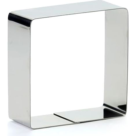 IMF molde emplatador inox. cuadrado 12x4 cm 2194 , Molde emplatador inoxidable cuadrado 12 x 4 cm. -Marca IMF. -Material: Acero inoxidable. -Ideal para que tus platos queden como l