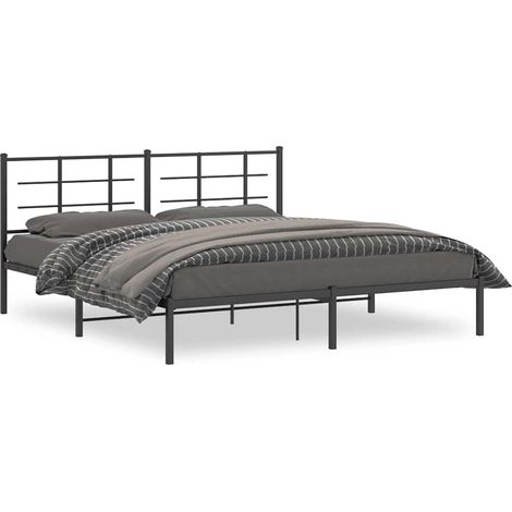 Maison Exclusive - Estructura cama sin colchón con cabecero metal (1/5)