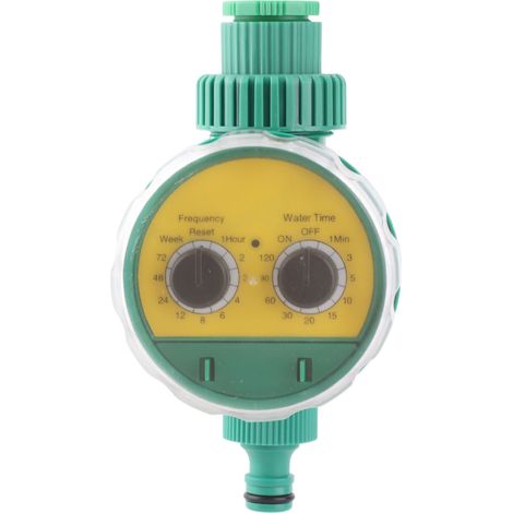 Controlador de riego automático con rosca G3/4, temporizador electrónico inteligente para jardines y patios.