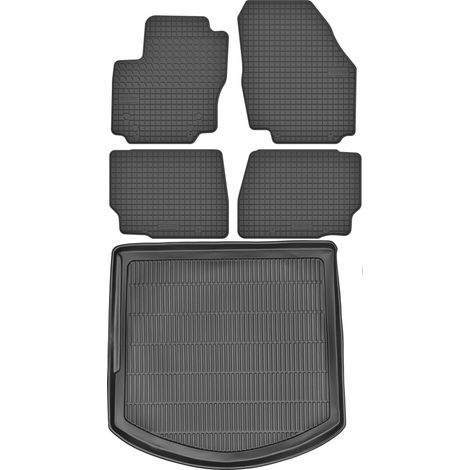 Alfombrillas maletero MAX-MAT 910521 + MOTOHOBBY 141102 - Ford Mondeo MK4 Estate de 2008 a 2014, aluminio OVALADO, lado del conductor - Instaladas (1/5)
