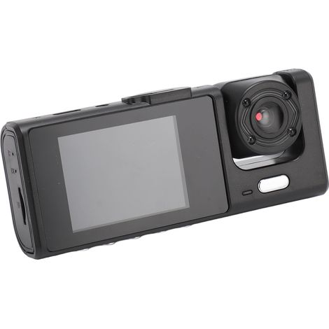 Caméra embarquée 3 canaux (avant et arrière) avec vision nocturne infrarouge, enregistrement en boucle, capteur G et surveillance de stationnement 24h/24. (1/5)