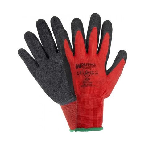 Latex-/Nylon-Gripflex-Handschuhe mit Aufhänger Größe 8 (Paar)