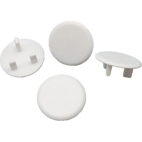 3-Loch-Steckdosenabdeckung aus ABS, Sicherheitsabdeckung für elektrische Steckdosen, Schutz für den Haushalt (Neues dünnes britisches Design - Weiß). (1/5)