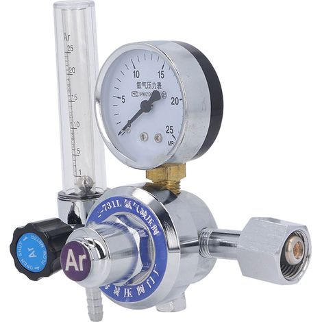 Régulateur de gaz de soudage, manomètre Agron, double débitmètre, vanne, débitmètre MIG, accessoire de soudage en laiton (1/5)