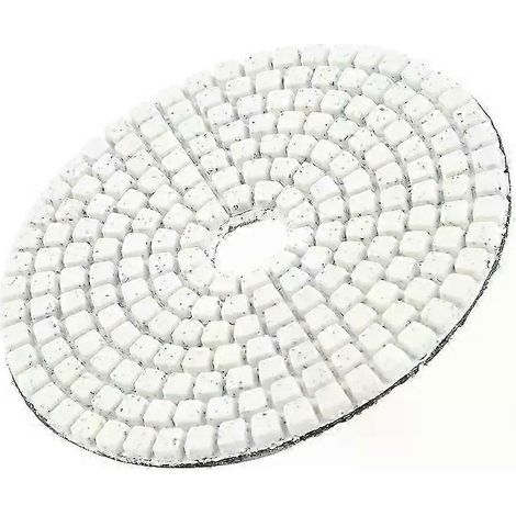 4-Zoll-Diamantpolierpads für Nass- und Trockenschleifen von Granit, Beton, Marmor, Glas und Stein, Körnungen 30–10000, zufällige Farben – JXLGV (1/5)
