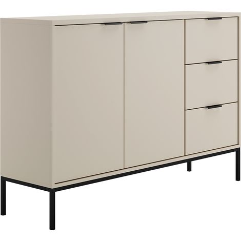 Buffet 2 ante 3 cassetti Seattle cachemire 100,4cm