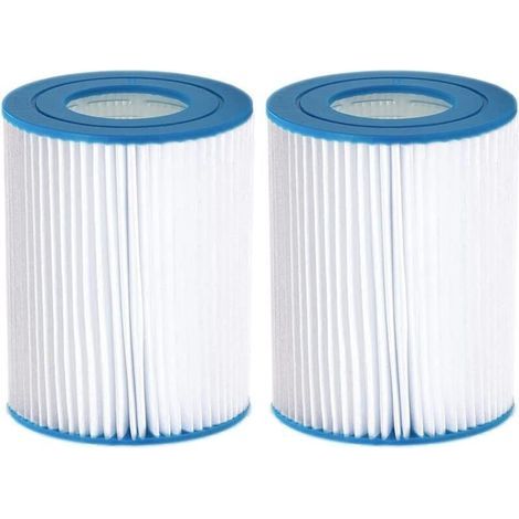 Cartouche de Filtre de Piscine de Type II, Cartouche filtrante pour bestway 58094 Filtre Pack, Pompes de Filtre Cartouche de Filtre de Remplacement Universel. (2 pièces) (1/4)