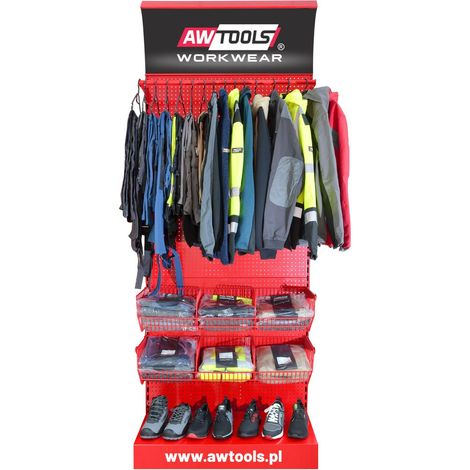 REGAŁ AWTOOLS WORKWEAR WYSTAWOWY