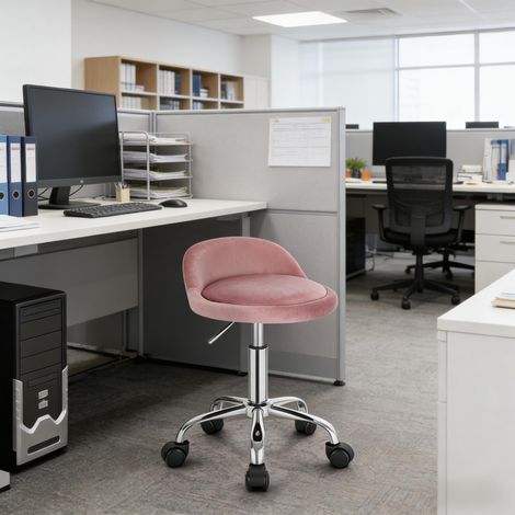 Chaise pivotante de maquillage, siège de bureau pratique pour coiffure, fauteuil professionnel (uniquement chaises de bureau)