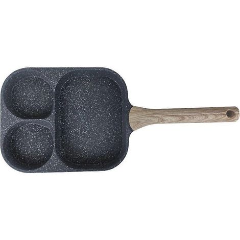 Poêles antiadhésives professionnelles, poêles à frire, ustensiles de cuisine économes en huile, poêles en alliage d'aluminium (1/4)