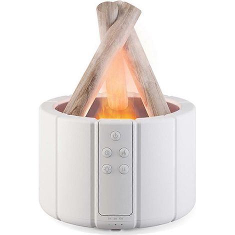 Simulated flamme diffuseur bonfire humidificateur air ultrasonique frais brume maker fogger LED huile essentielle lampe (1/5)