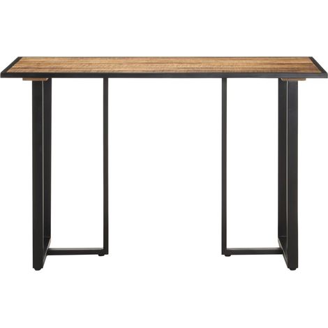 Maison Exclusive - Esstisch 120 cm Raues Mangoholz