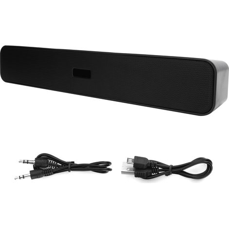 Enceinte Bluetooth Sans Fil - Haut-Parleur Stéréo pour Télévision et Home Cinéma - Puissance 91 W - Distance Bluetooth 10 M - Noir (1/5)