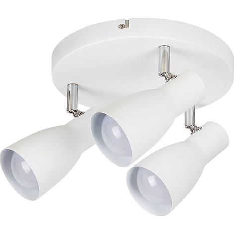 Spot plafond blanc métal E27 3x20W Ebony 6028 Rabalux (1/5)