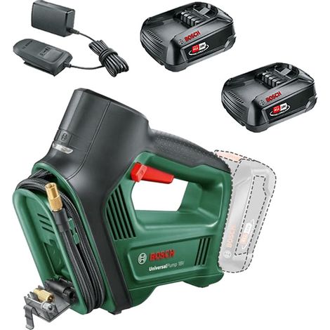 Bosch 0603947100 UniversalPump 18V Air Pump Compressed Car Bike + X2 1.5AH Batt (1/5)