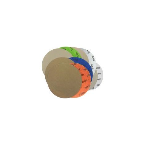Lot de 50 Disques de Ponçage, Rond Papier de Verre, 125mm Disques Abrasifs Auto-Agrippants, Disques Abrasif de Ponçage Humide et Sec 3000/4000/5000/7000/10000 pour Le Flocage, Papier Abrasif (1/5)