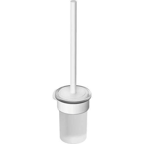 Support de brosse de toilette VELA R, finition mate blanche (1/2)