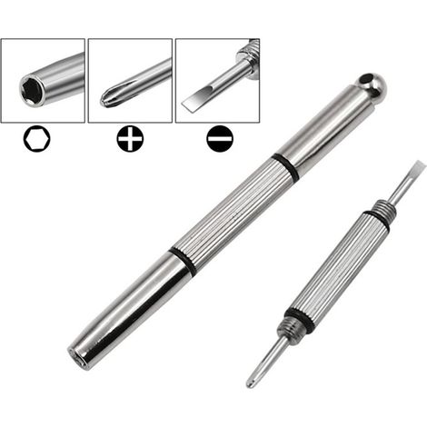 Mini tournevis 3 en 1 - Kit de réparation de lunettes de soleil - Outil de réparation pour monture de lunettes de vue (1/5)