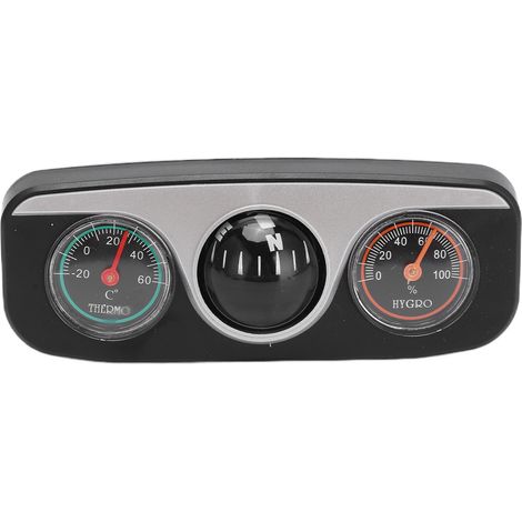 Tableau de bord multifonction LC-3 3 en 1 pour voiture : navigation, boussole, thermomètre et hygromètre. (1/5)