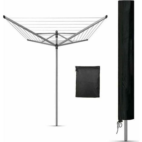 Schutzhülle für Sonnenschirme und Wäscheleinen, Schutzhülle für Gartenmöbel, mit Aufbewahrungstasche, wasserdichte und UV-beständige Schutzhülle aus 210D Oxford-Gewebe (165 x 16 x 16 cm) (1/5)