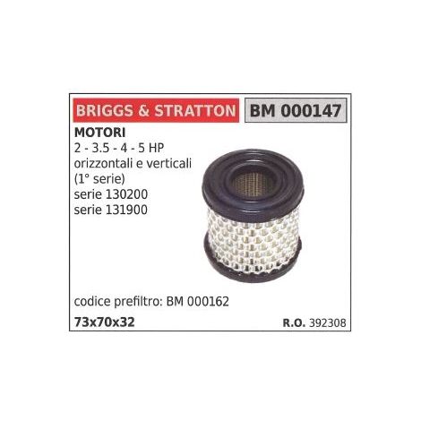 BRIGGS&STRATTON filtro aire cortacésped 2 3.5 4 5HP