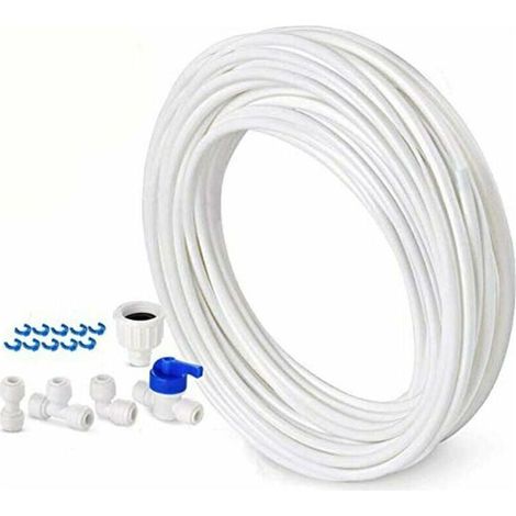 10 m water inlet hose – connection set for European double-door refrigerators – 6.3 mm diameter (1/5)