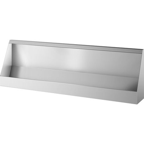 Delabie Urinalrinne wandh. L1800 Anschluss oben Edst. 1.4301 sat