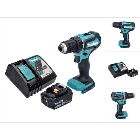 Makita DDF 485 RM1 perceuse/visseuse sans fil 18 V 50 Nm Brushless + 1x batterie 4,0 Ah + kit chargeur