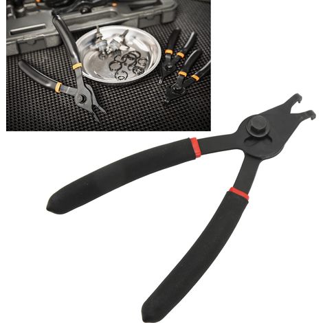 Pince à circlips internes/externes à pointe fixe de 8 pouces, outil de réparation automobile, 90° (1/5)