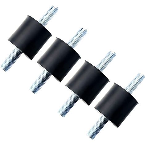 4 x M6 Externe Double Fil Amortisseur Support en Caoutchouc Anti Vibration Silent Lock pour Bateau Voiture 25x20 Bobine (1/5)