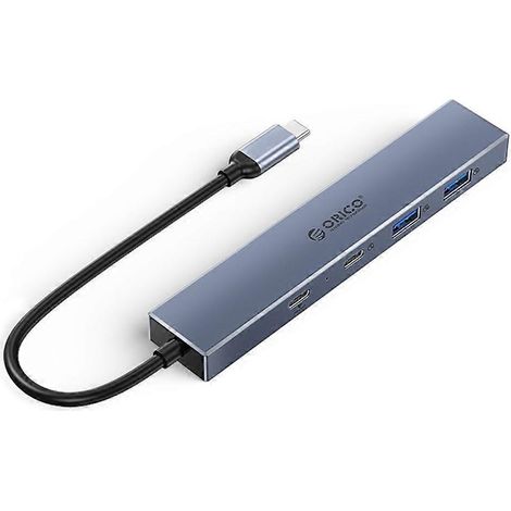Hub USB-C à 4 ports 10 Gbit/s pour ordinateur portable, adaptateur multiport USB Type-C-2USB-2Type C-