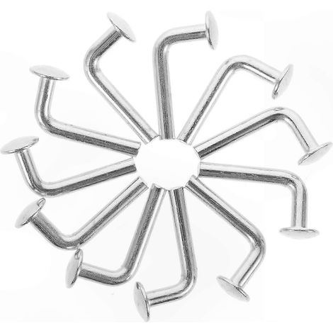 Épingles de sécurité universelles pour racks de stockage, lot de 100 axes de verrouillage pour systèmes de rayonnages à palettes, boulons de fixation robustes, compatibles avec étagères industrielles, (1/4)