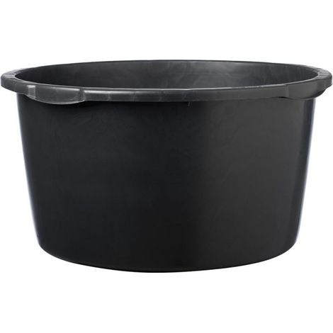 Cubo de mortero 65l redondo negro. L escala l