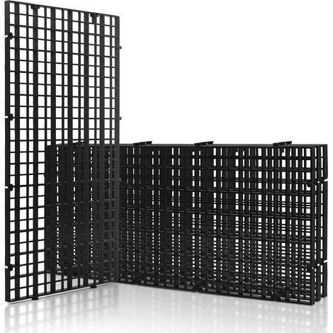 4Pcs 15x30cm grilles en Plastique pour Aquarium - Séparateurs pour Aquarium - pour Filtration et Protection du Fond -sans Accessoires (1/5)