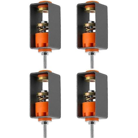 Lot de 4 supports anti-vibrations à ressort pour plafond, idéaux pour les unités de traitement d'air de climatiseurs et les home cinémas. (1/5)