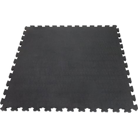 Esterilla de establo 100 x 100 cm - 17 mm - Sistema Puzzle (1/4)
