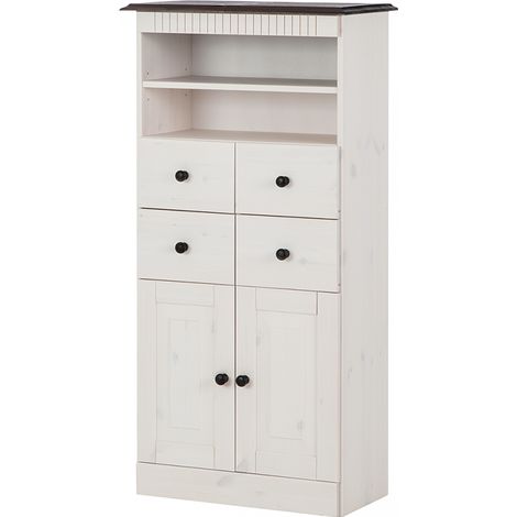 CORNELIATable basse avec plateau relevable en mélaminé noir (1/5)
