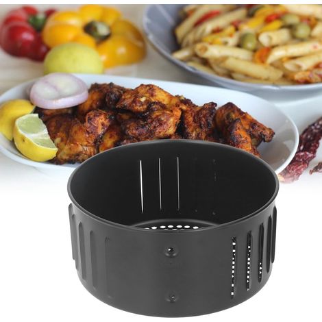 Corbeille de Friteuse Remplacement Steel Revêtement Antiadhésif Noir 2.6L Universal Drainage (1/5)