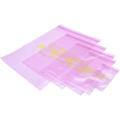 Quadrios ESD-Beutel (L x B) 75 mm x 125 mm ableitfähig ESD-Kennbuchstabe D 10 St.