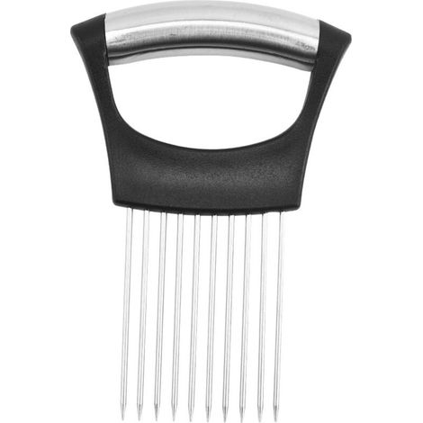 Pince à Oignon en Acier Inoxydable Fourchette à Oignon Tranche Oignon Couteau à Oignon pour Couper la Viande Légumes Fruits Cuisine Outil Coupe Tranche (1/5)