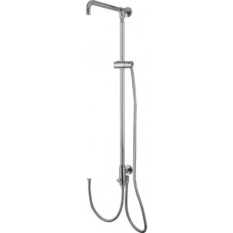 Système de douche PaulGurkes avec support et tuyaux