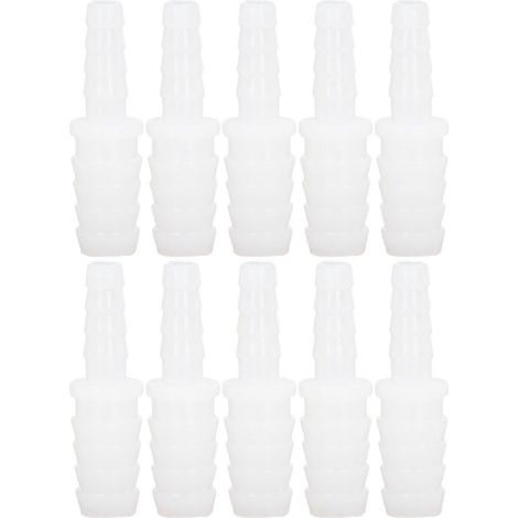 10-teiliges Schlauchverbinder-Set mit PE-Rohrverbinder, Reduzierstücken und Durchgangsverbindern
