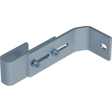 Zarges Wandhalter verstellbar 150-190mm Stahl verzinkt (1/2)