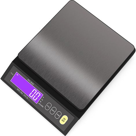Balance électrique de cuisson rechargeable IP67, étanche, cuisine de haute précision avec comptage, tare, mise à zéro, fonction de conversion d'unité de mise hors tension automatique (1/5)
