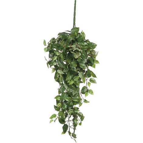 Plante artificielle suspendue Scindapsus fausse plante retombante verte 80 cm - PANGIVO (1/5)