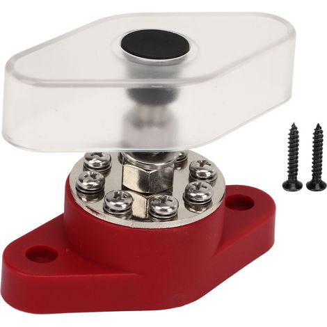 Bloc de Distribution d'énergie 8 bornes goujon 3/8 pouces DC48V 180A barre omnibus de batterie universelle pour bateau RV marin