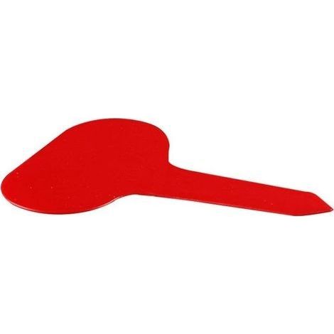 50 Pcs T-Type Plantes étiquettes rouge Étiquettes d'étiquettes de Jardin Marqueurs de Plantes en Plastique pour Herb 5 x 7 cm (1/5)